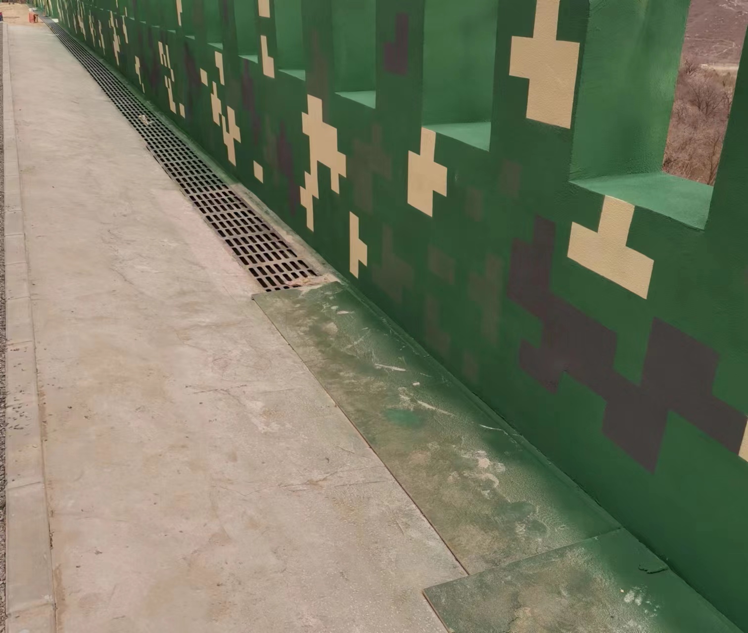 乌鲁木齐围墙迷彩喷涂,数迷彩漆