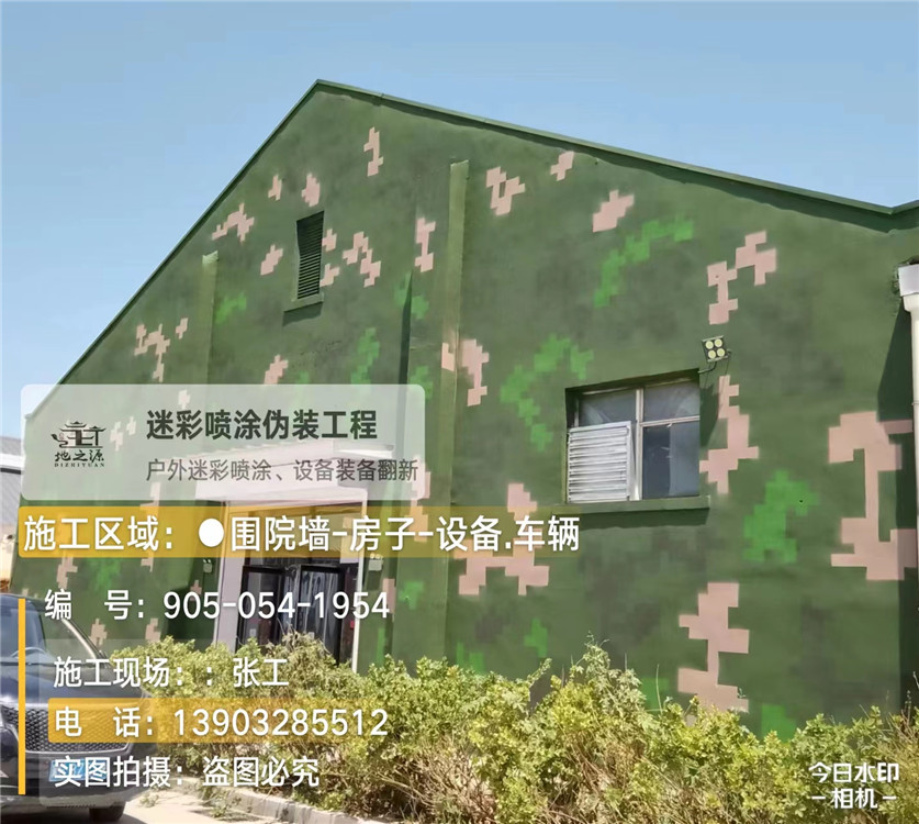 乌鲁木齐外墙数码迷彩漆施工报价清单（100㎡标准墙面测算）